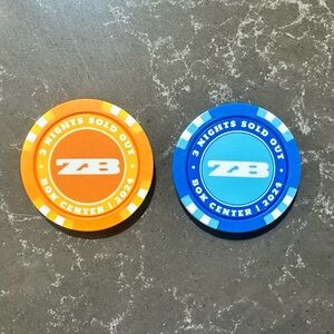 Zach Bryan Poker Chips (Set of 2)